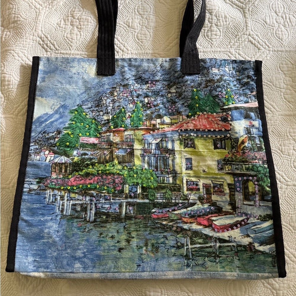 Beautiful Artscapes Print Tote Bag featuring Isle of Capri